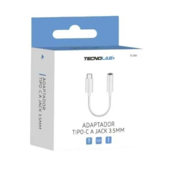 ADAPTADOR USB TIPO C A H 3,5MM TECNOLAB TL359