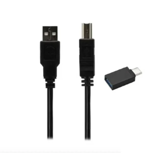 CABLE USB IMPRESORA 2MTS USB Y USB-C HP PT100